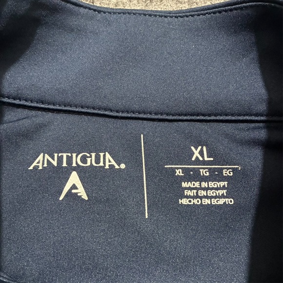 Antigua 44th U.S. Senior Open Long Sleeve Shirt Mens Size XL Navy 1/4 Zip - Picture 6 of 9